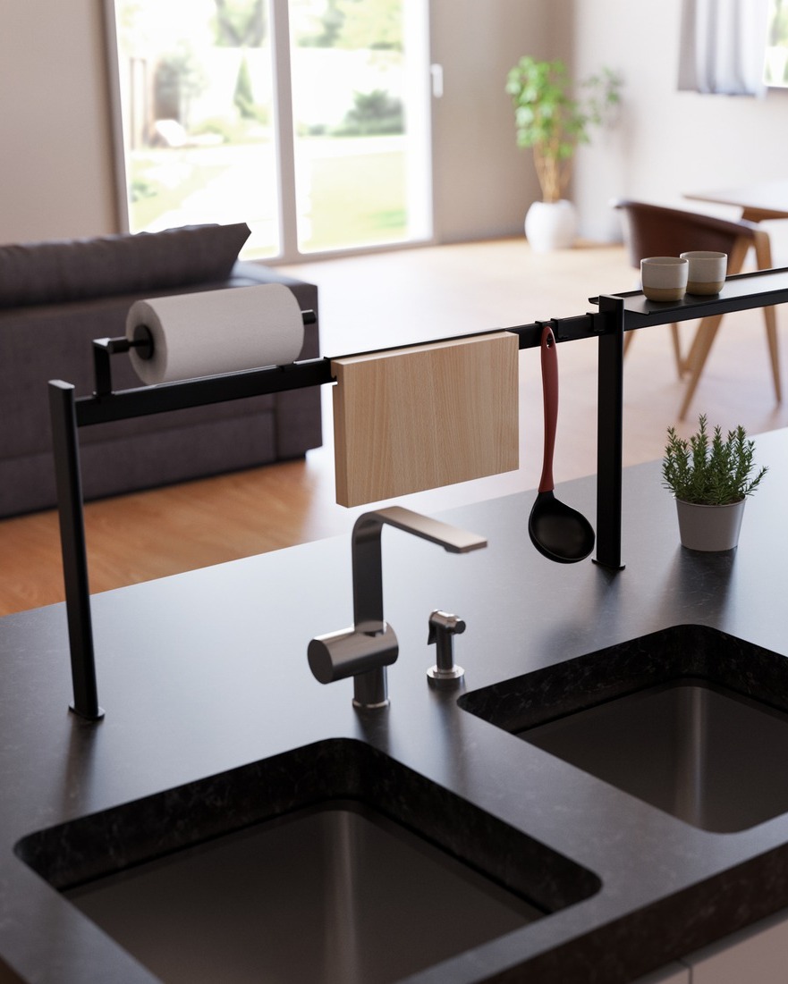 Estanteria encimera isla cocina HANG TOP